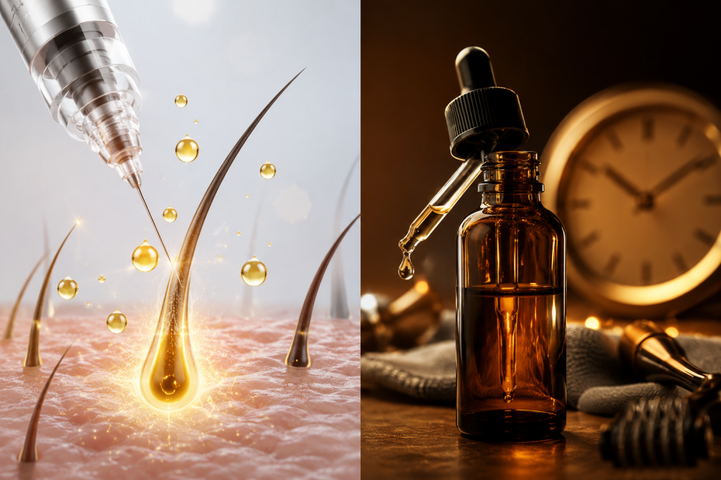 مزوتراپی مو بهتر است یا ماینوکسیدیل؟